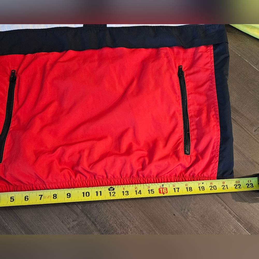 Forever 21 Men's Rain Jacket Windbreaker Red Black Yellow White XL - Picture 7 of 10